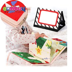KB017606 KB017610 - Infant learning desk calendar baby early education toy mirror cloth book